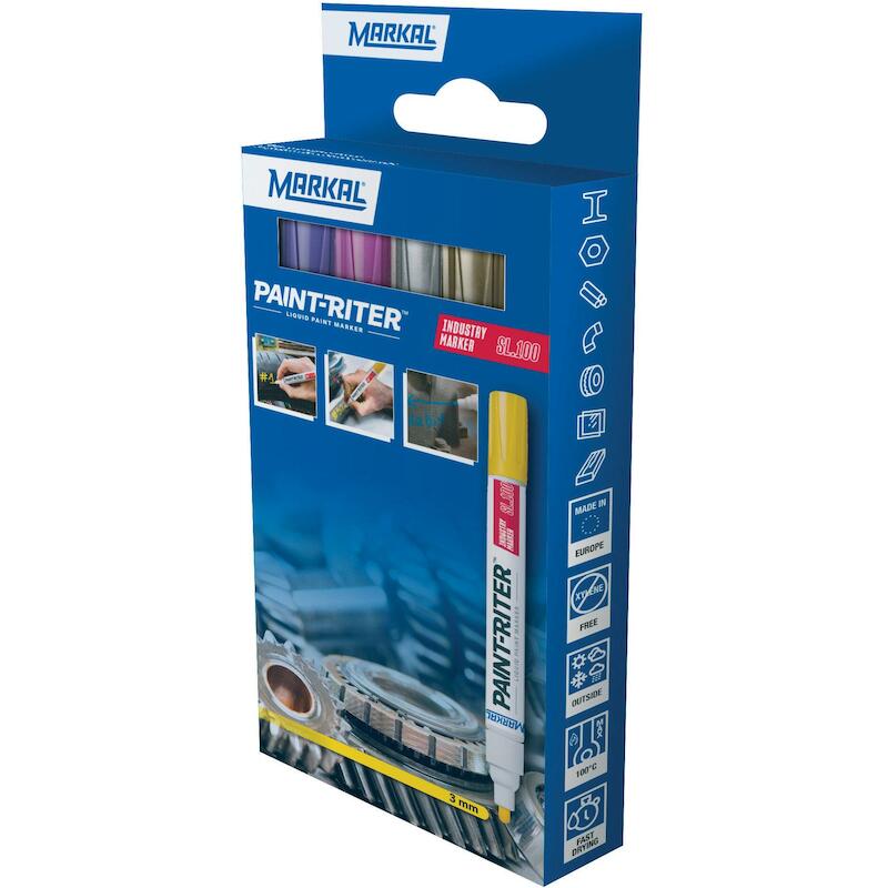 VERFSTIFTENSET PA/RO/ZI/GO  SL100     (4ST) MARKAL