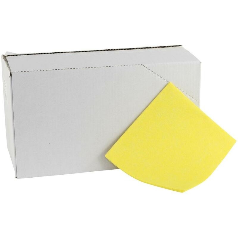 TORCHON VISCOSE JAUNE 38X40 105099 (50PCS)   BETRA