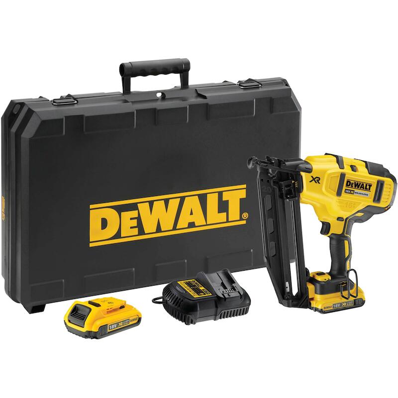 CLOUEUR/ACCU 18V/2X2AH 16GA DCN660D2 (TSTAK)DEWALT