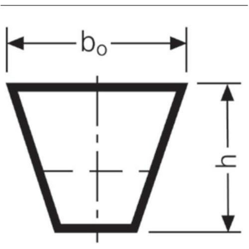 COURROIE CONTI-VX ADVANCE   XPZ 925   B=9,7MM CONT