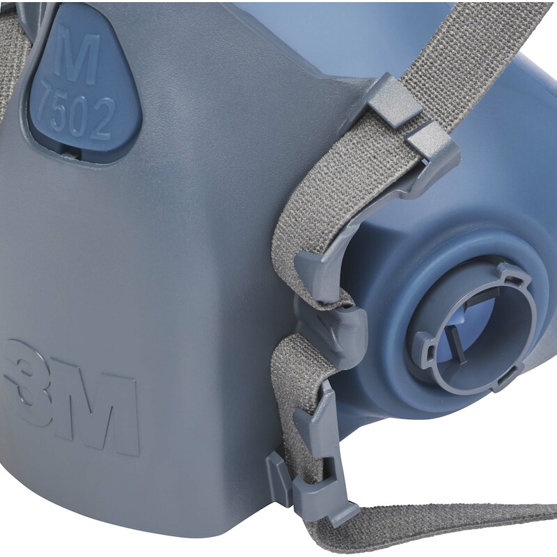 HALFGELAATSMASKER SILICONERUBBER     7502 - MEDIUM