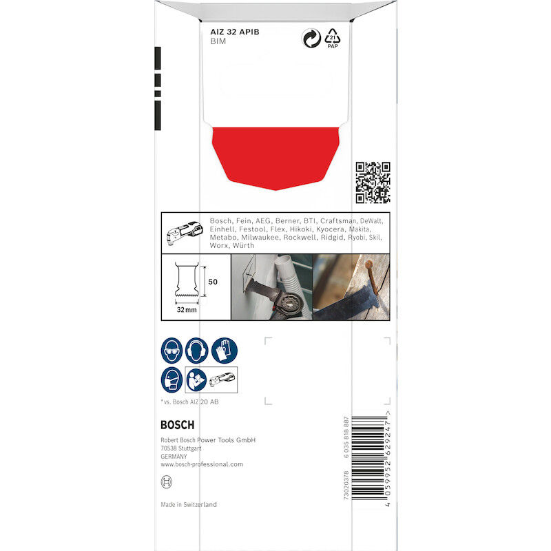 LAME SCIE PLONGEANT 32X50MM 2608669067 (5ST) BOSCH