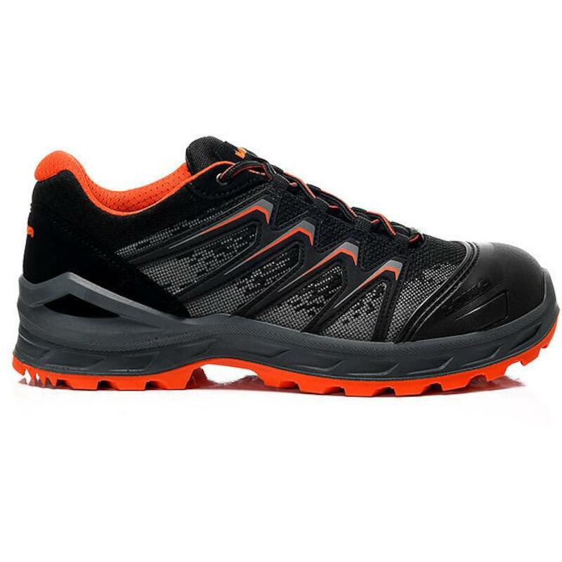 LAGE SCHOEN - LOWA LARROX WORK GTX - S3 ZWART EN ORANJE 45