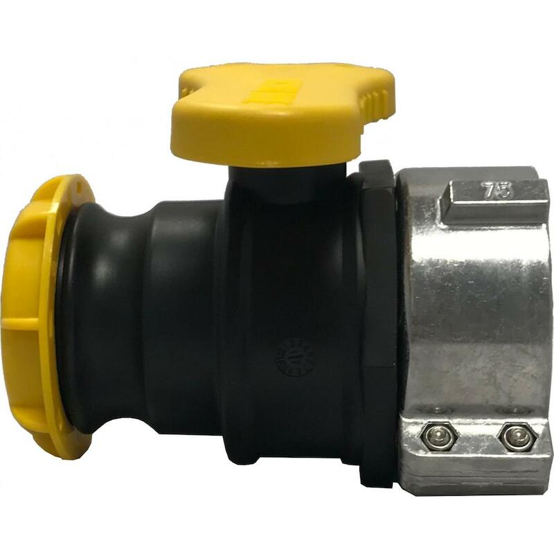 VANNE À BILLE IBC S75X6 NPT DN50 PP