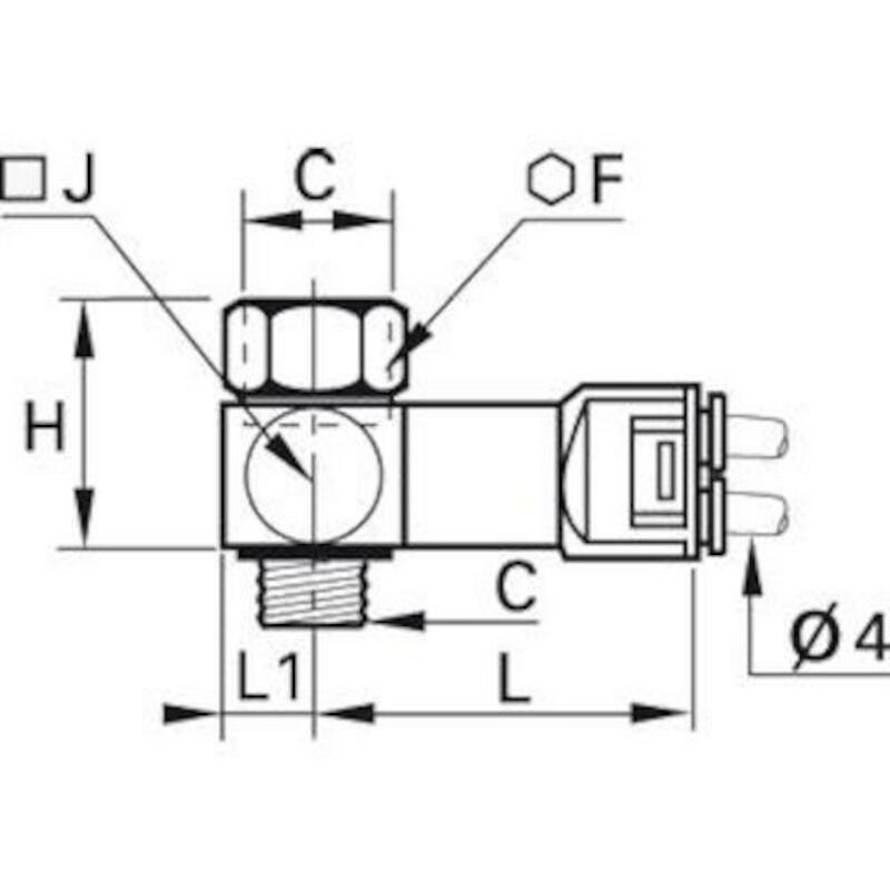 SENSORKOPPELING 4MMX1/2"V   7818 04 21      LEGRIS