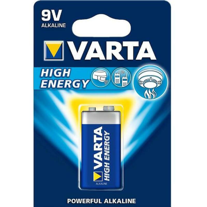 PILE HIGH ENERGY 9V  4922   9V   (6LR61)     VARTA