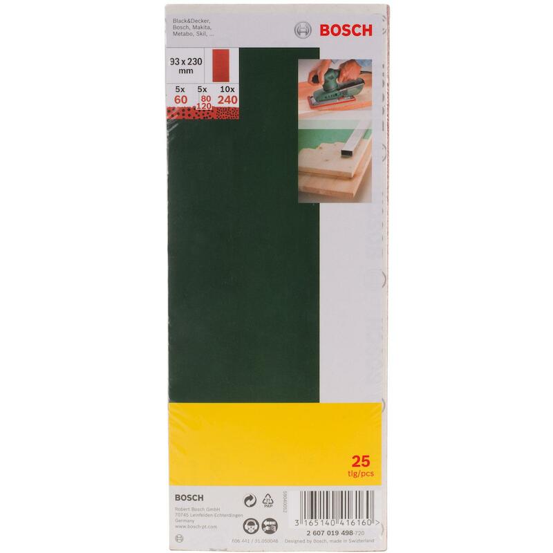 JEU FEUILLES ABR.93X230 8TR 2607019498(25PC)DIV.