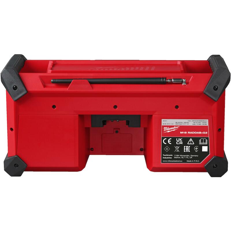 RADIO DAB+ JOBSITE 18V/BODY M18 RADDAB+G2-0    MIL