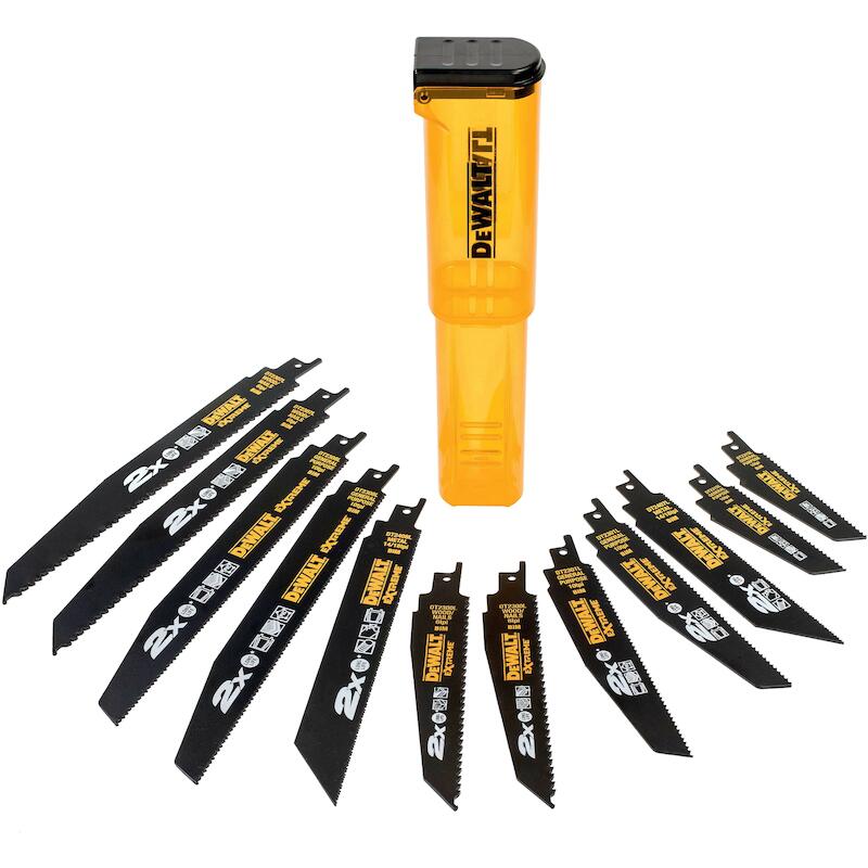 JEU LAMES SCIE SABRE        DT2441L   (12PC)DEWALT