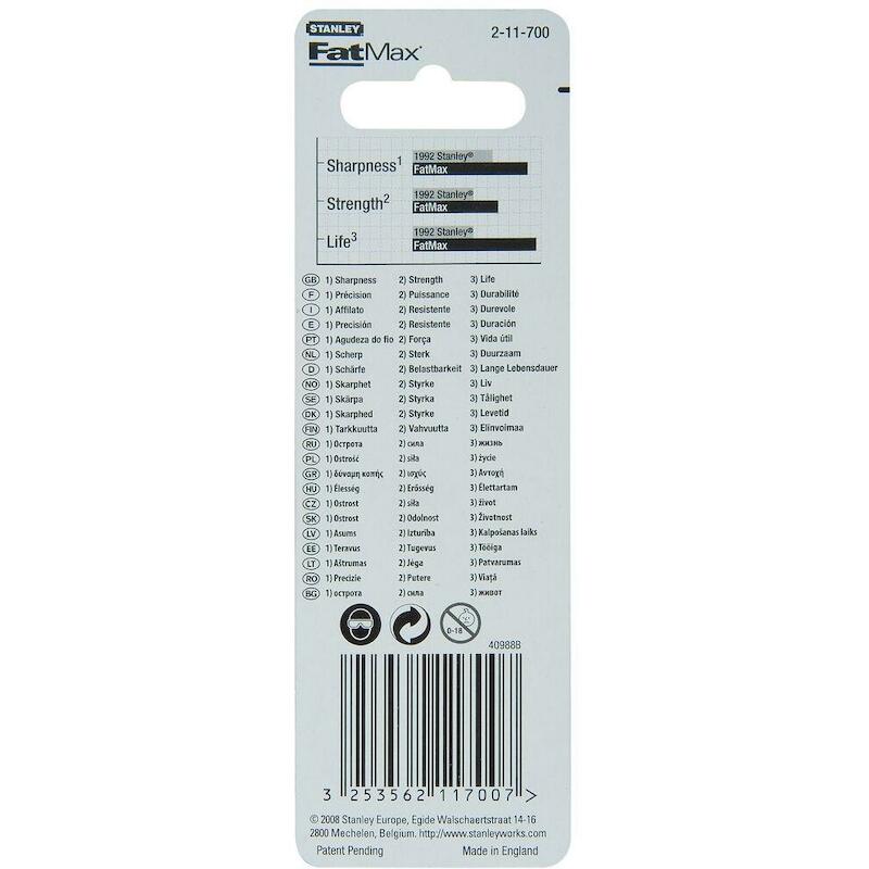 LAMES DE RECHANGE FATMAX    2-11-700 (10PC)STANLEY