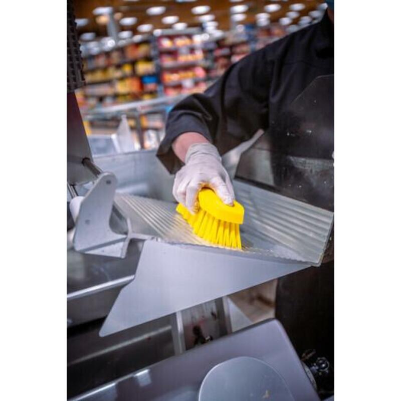 BROSSE À MAIN POL.DUR BLANC 3890/5  L=200MM  VIKAN