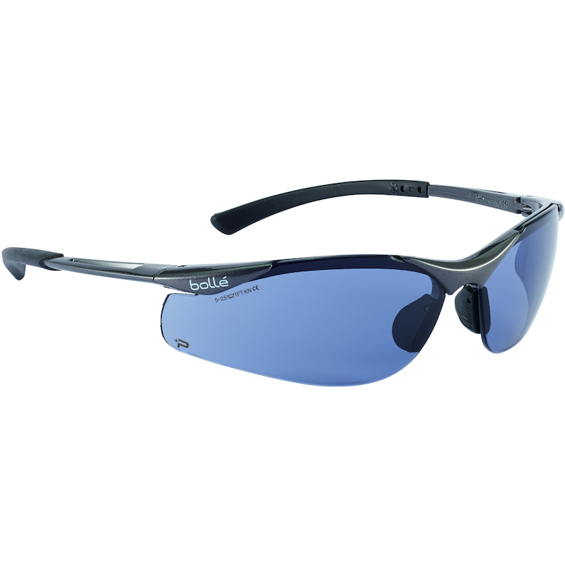 LUNETT.NYL.A-RAY/BUE FUMÉ   CONTOUR          BOLLE