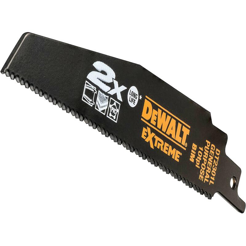 JEU LAMES SCIE SABRE        DT2441L   (12PC)DEWALT