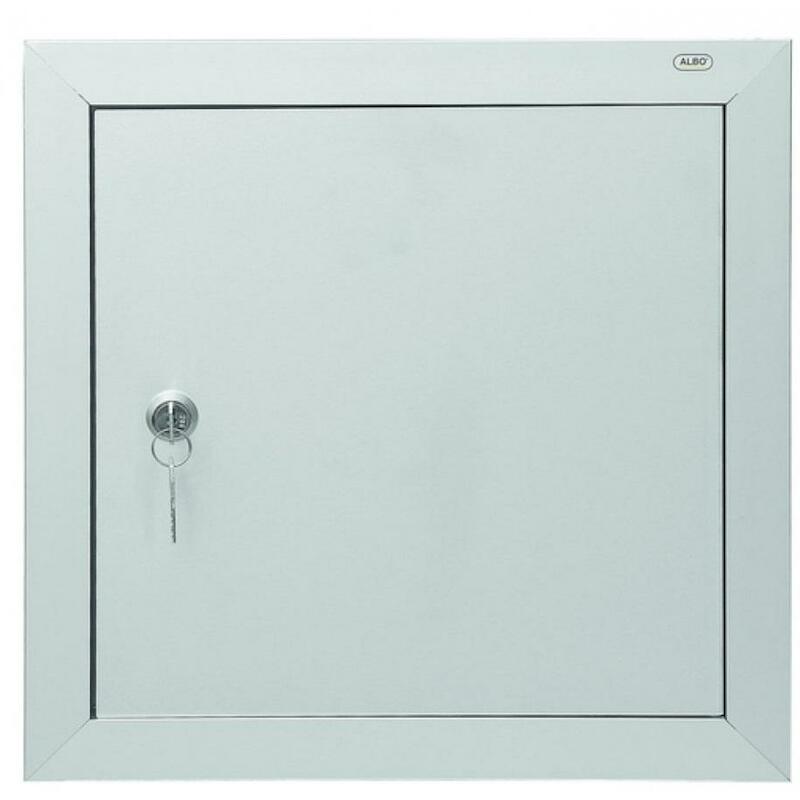 BRIEVENBUSDEUR ALU NATUUR   529/2             ALBO