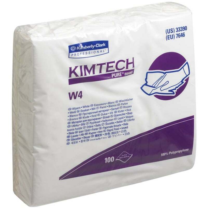 TORCHON KIMTECH PURE W4     7646 228X228 (5X100)KC
