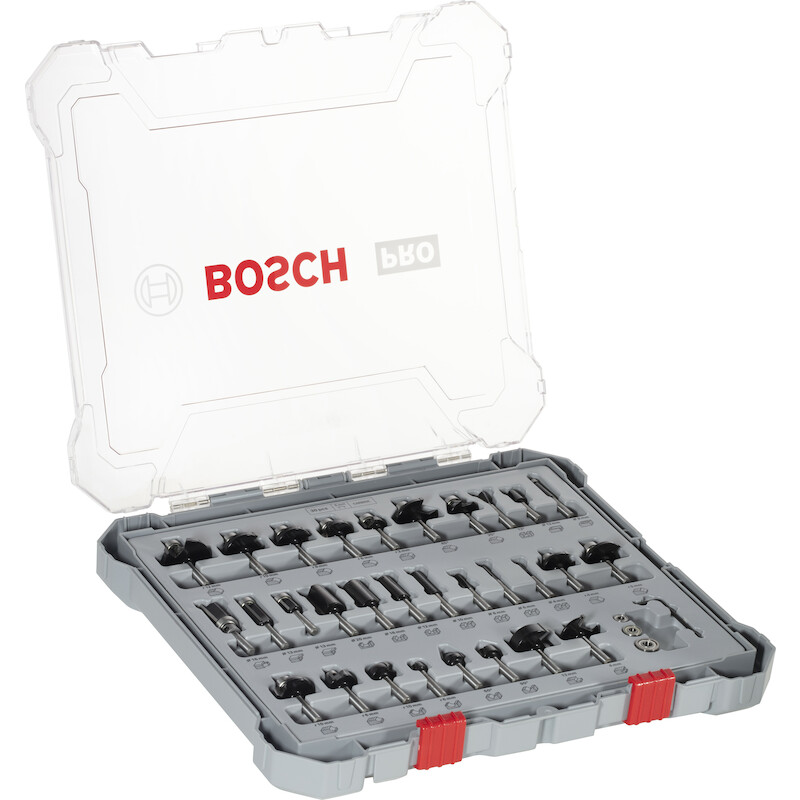 JEU DE FRAISES MIXTES 6MM   2607017474 (30PC)BOSCH
