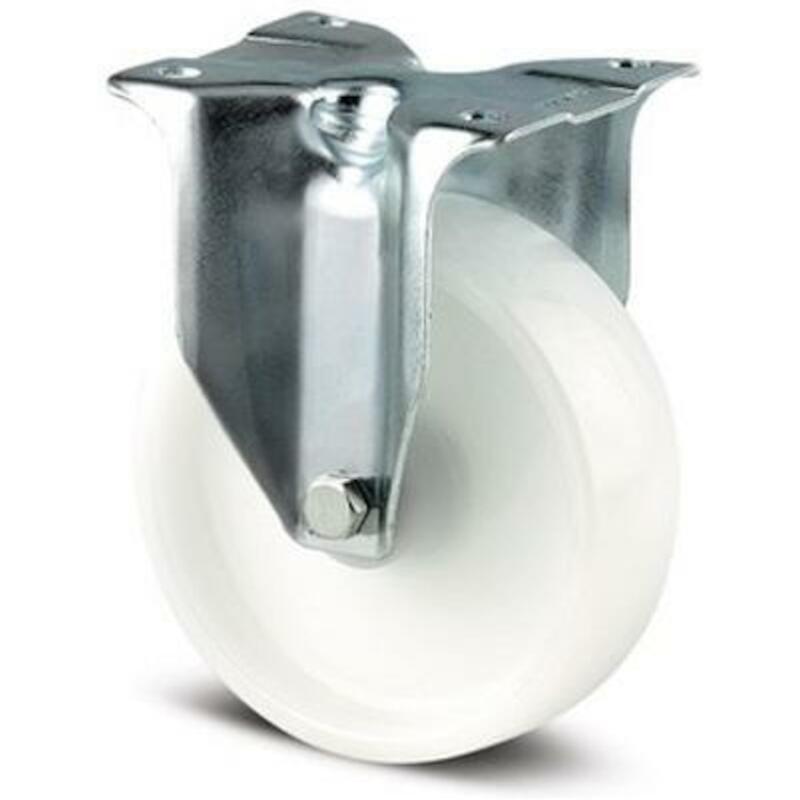 ROUE NYLON FIXE BLANC 200KG 3478-UOO-100-P62 TENTE