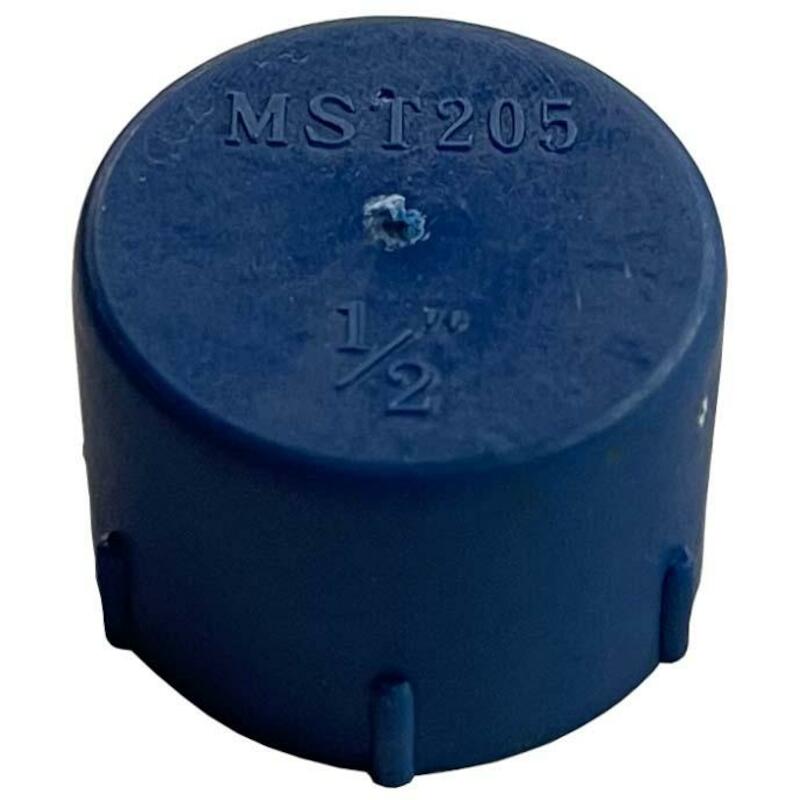 STOFKAP 4" BLAUW                               PVC