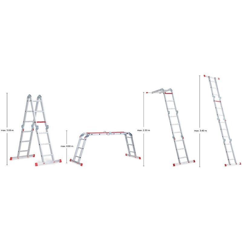 VOUWLADDER VARITREX PLUS    4X3 90-334 ALU  ALTREX