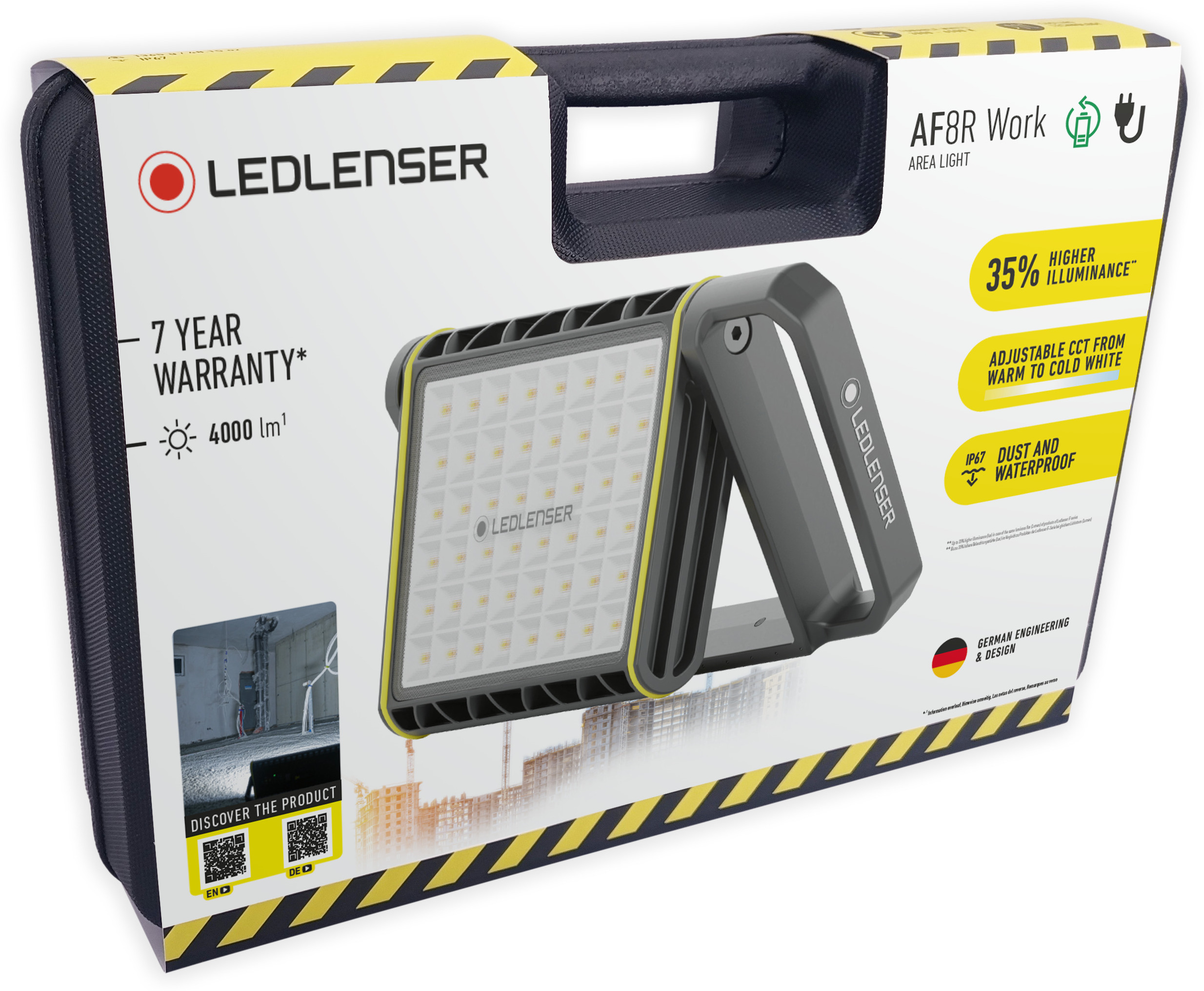 WERKLAMP LED 4000LM OPLAADB AF8R WORK   LED LENSER