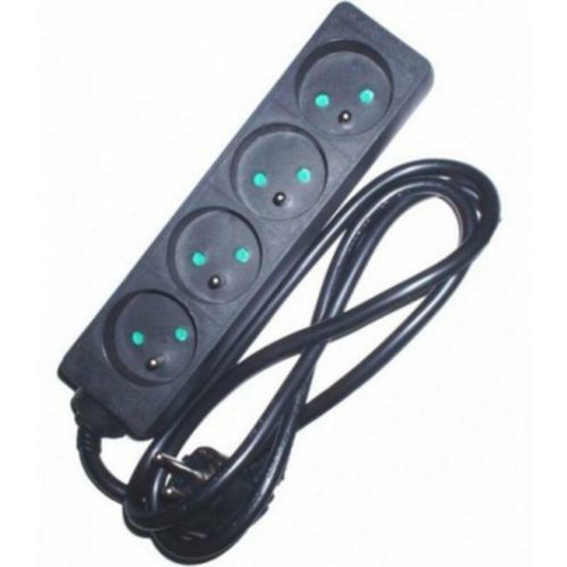 BLOC MULTIPRISE 4X2P+T-16A  38310 - 3M        NOIR