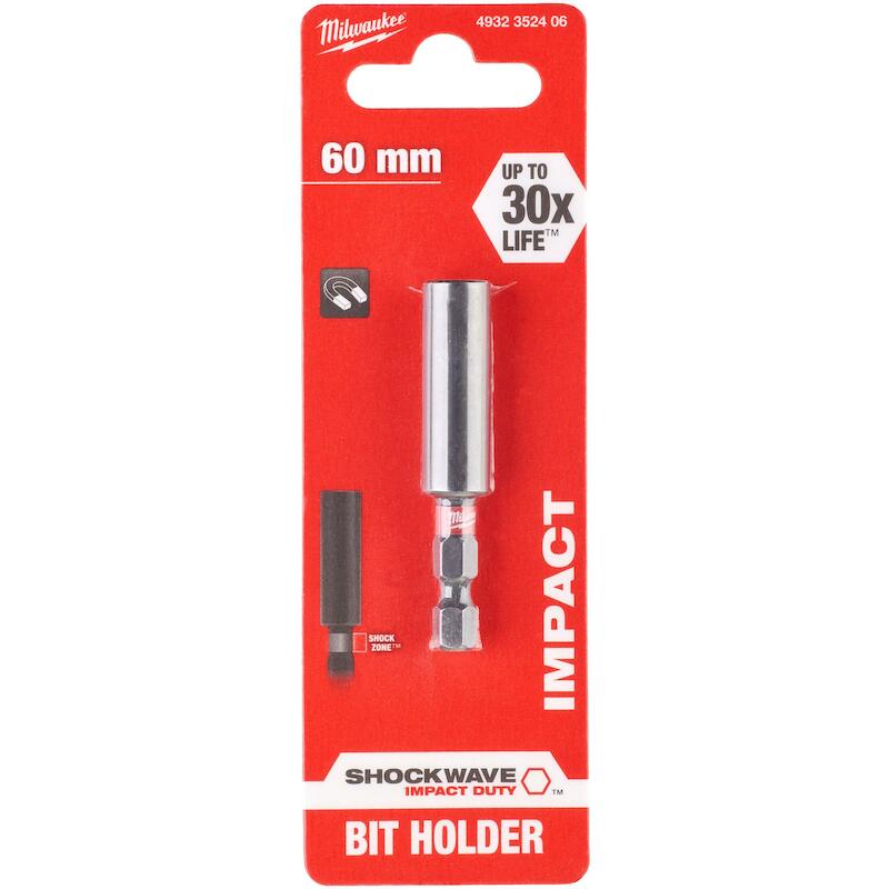 BITHOUDER 1/4" MAGN.   60MM 4932352406 SHOCKWAVE