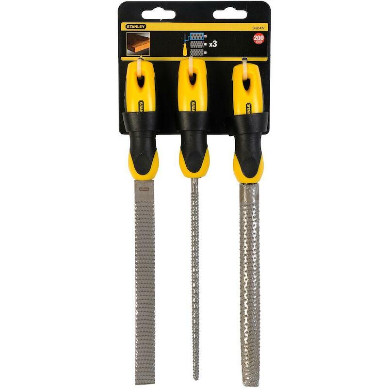 SET RASPEN BASTAARD 3DLG    0-22-477 200MM STANLEY