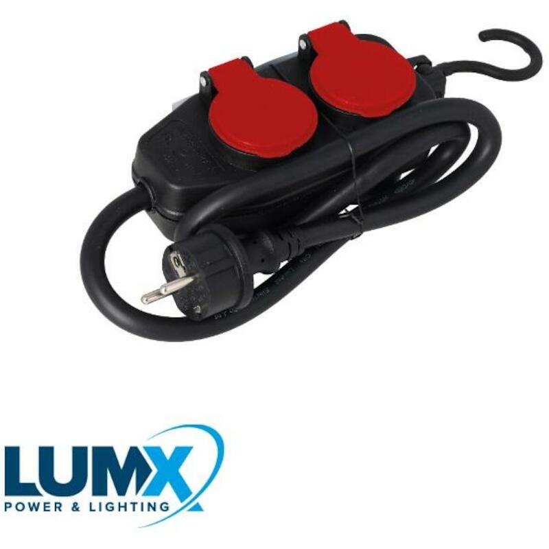 STEKKERDOOS 4X 250V         LM 48365 - 5M     LUMX