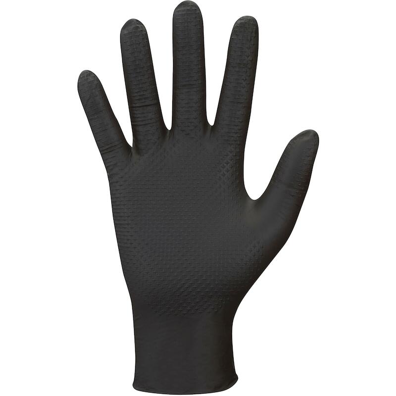 HANDSCHOEN PYRAGRIP ZWART   709B  (100ST) XL SHOWA