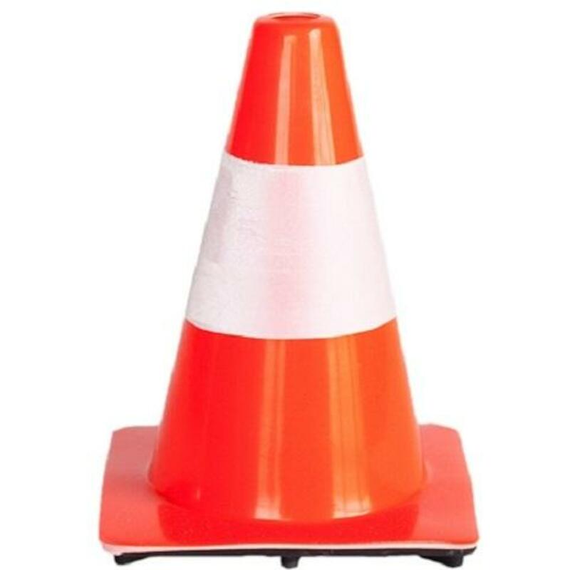 CONE PVC ORANGE/BL.RELFECH. SIKEL02R - 30CM