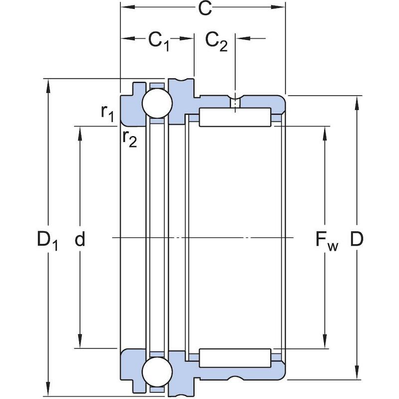 NAALD/KOGELTAATSLAGER       NKX 70             SKF