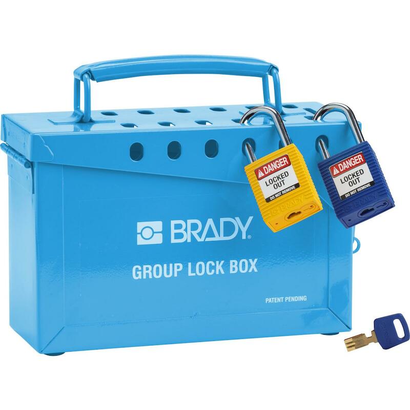 COFFRE 045190 13 LOCK LOCK BOX-BLUE