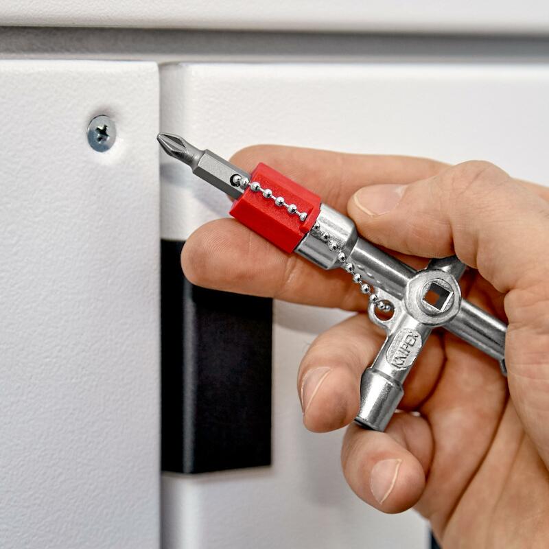 KNIPEX 1103 SCHAKELKASTSLEUTEL VOOR ALLE STANDAARDSCHAKELKASTEN EN AFSLUITSYSTEMEN 76 MM