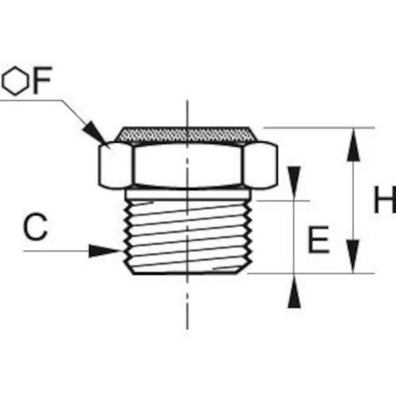 GELUIDDEMPER 1/4" M/BSPP    0673 00 13      LEGRIS