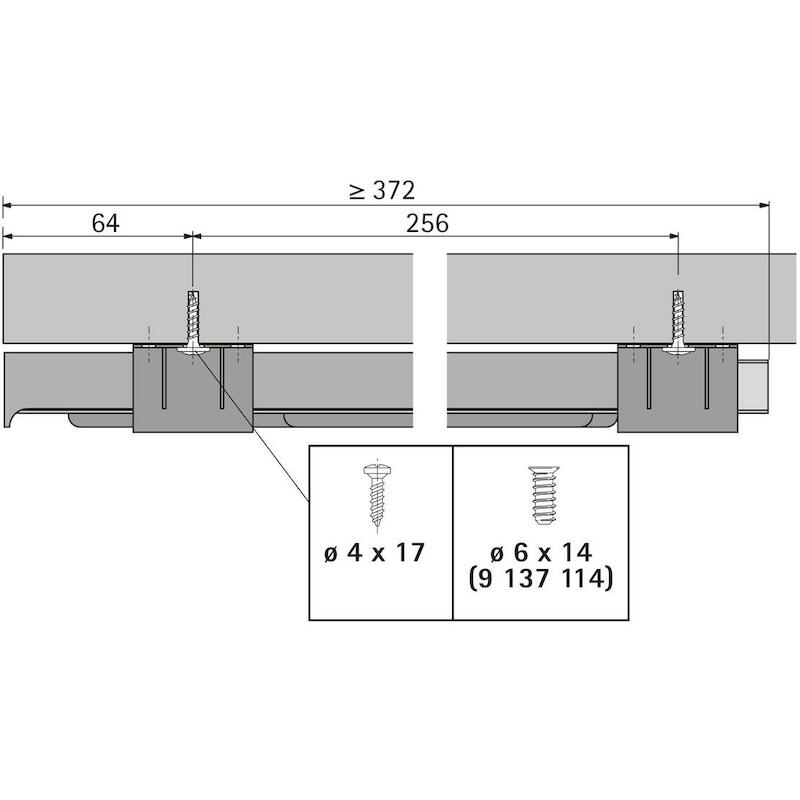 HETTICH 9037044 SCHRIJFARTIKELENLADE ZWART