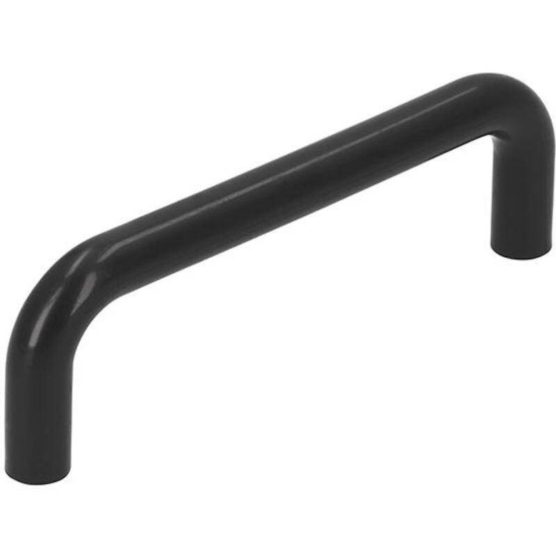 POIGNÉE EN U PVC NOIR       H121-106A3V2(2PCS)96MM