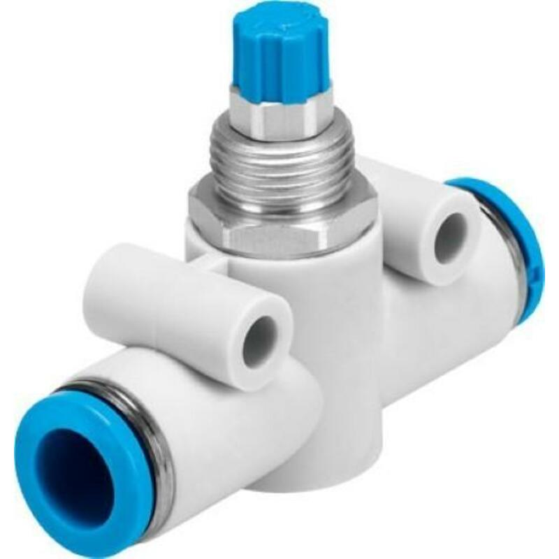 SMOORVENTIEL MET TERUGSLAGKLEP GR-QS-8 (193970) FESTO