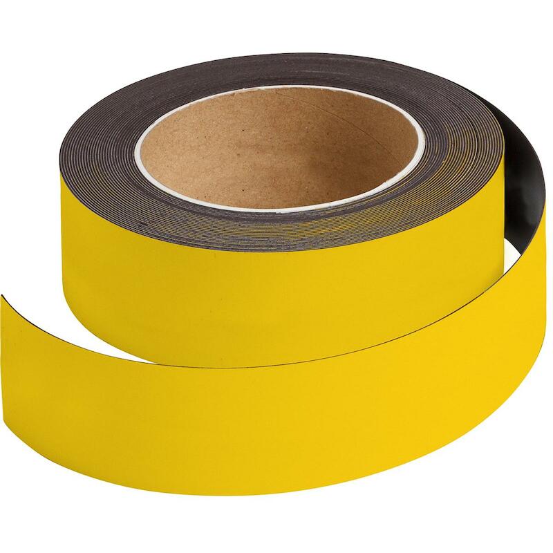 MAGNEETSTRIP - BRADY 225173 - GEEL 50X 10 M (1 EA)