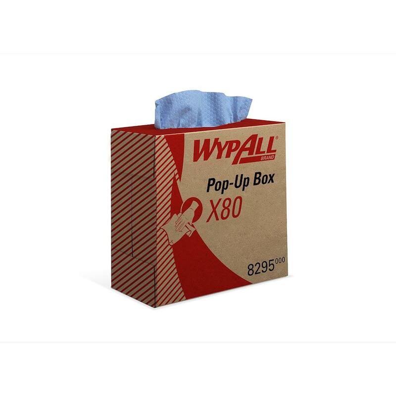TORCHON BLEU WYPALL X80     8295 210X425  (5X80)KC