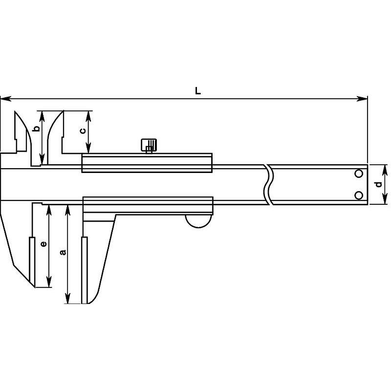 PIED A COULISSE 0-300MM     536-223 0,05MM MITUTOY