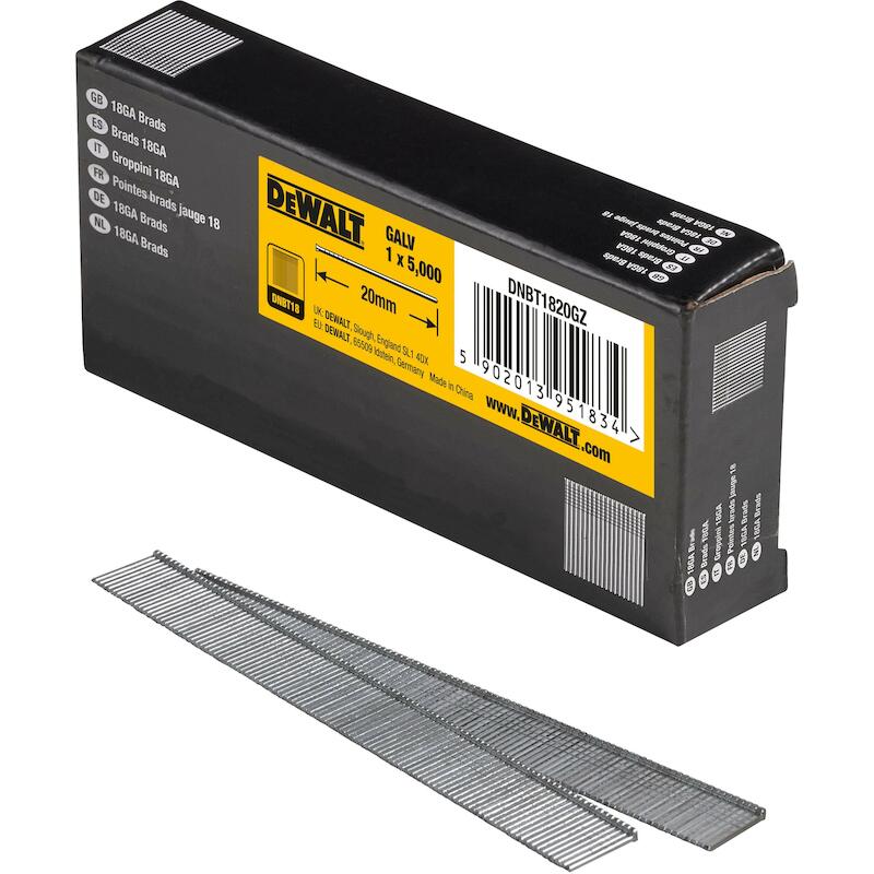 SPIJKER Z/KOP ZN GA18 20MM  DNBT1820GZ(5000ST)DEWA