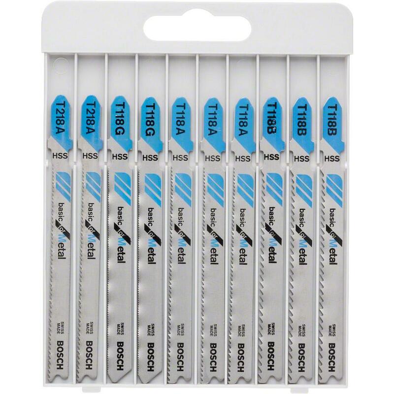 JEU LAMES SCIE SAUTEUSE MÉT 2607010631 (10PC)BOSCH