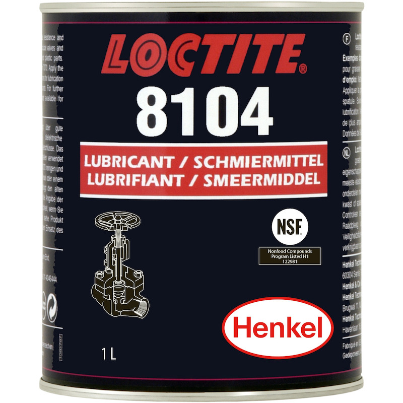 Loctite - lb 8104 - silicone grease - for valves and packings - food processing - can - 1 l - 11310019