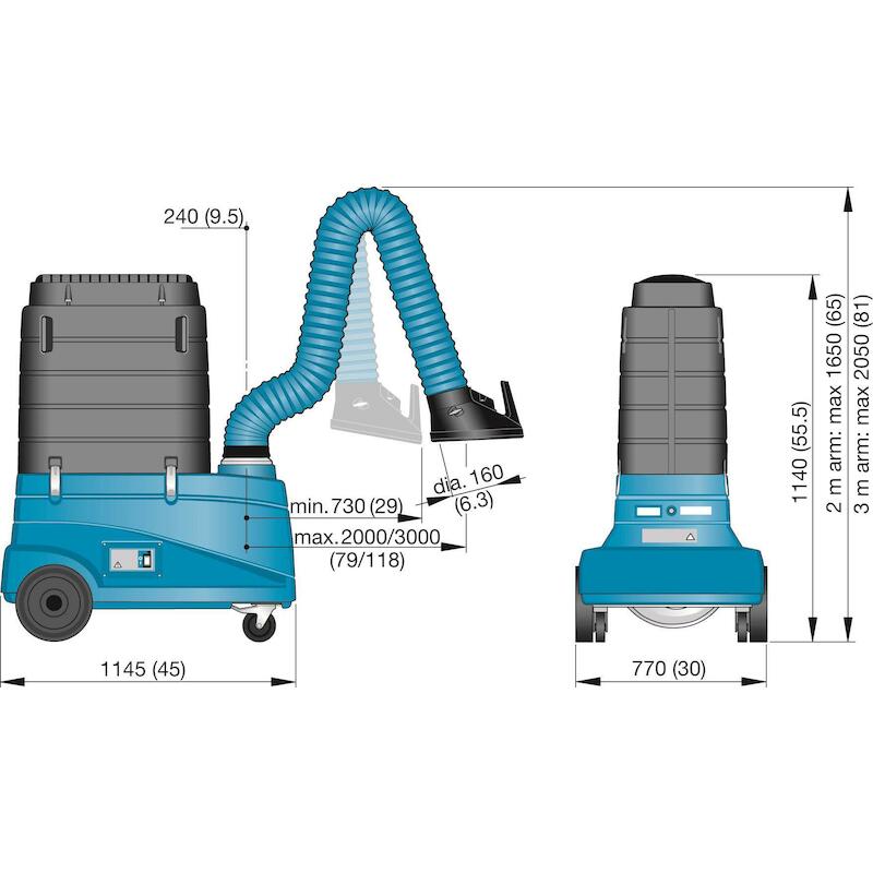 MOBIELE ROOKAFZUIGING       FILTERCART+   NEDERMAN