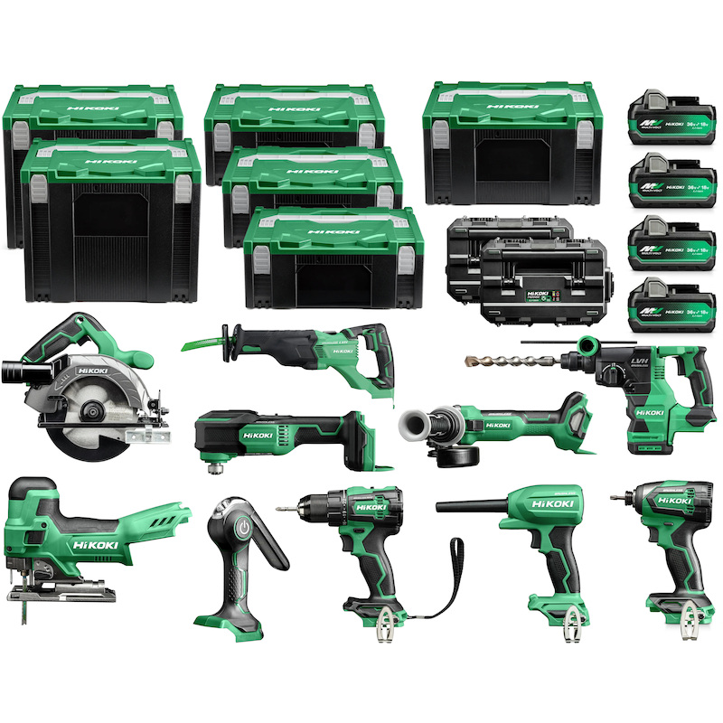 ACCU-MACHINESET 18V/4X5AH   DS18DE          HIKOKI