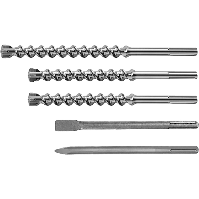 BOOR-/BEITELSET SDS-MAX     P-52445    (5ST)MAKITA