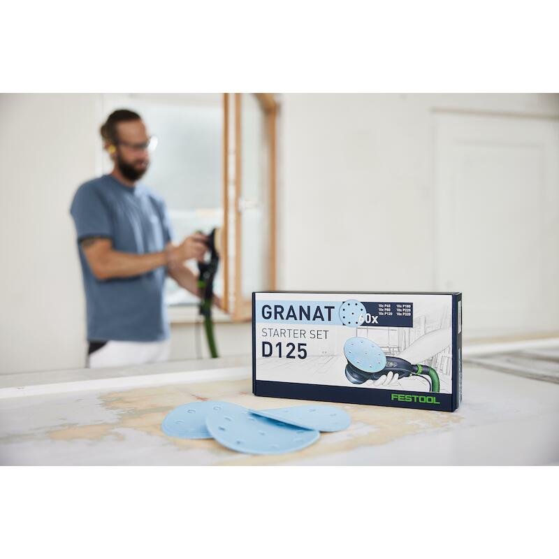 JEU DISQUES ABRAS. 125MM    578668 GRANAT  FESTOOL