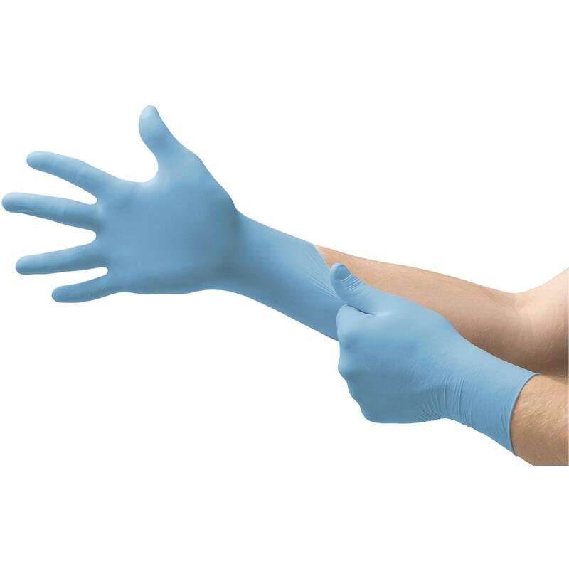 Hy@pro - Gant jetable - Nitrile - Taille s - Bleu - Non poudré - 100 pièces - 03243031