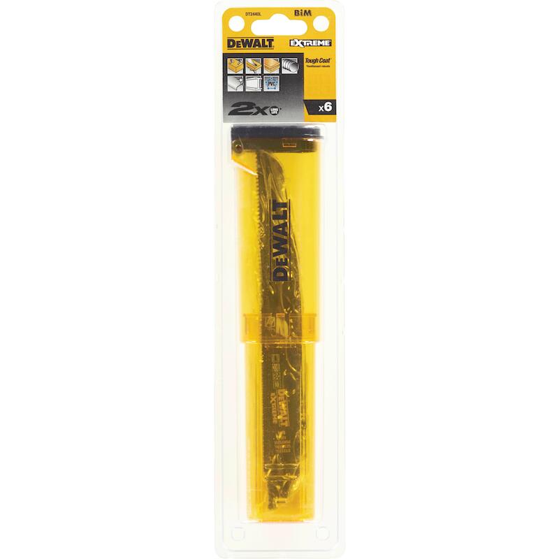 JEU LAMES SCIE SABRE DÉMOL. DT2440L    (6PC)DEWALT