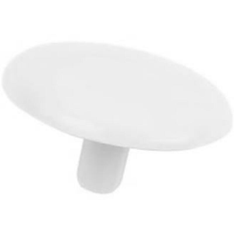 AFDEKKAP MET PIN WIT    12/2,5/6 - RAL 9010